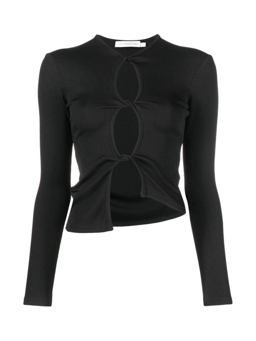 Christopher Esber
Twisted Cutout Long-Sleeve Top